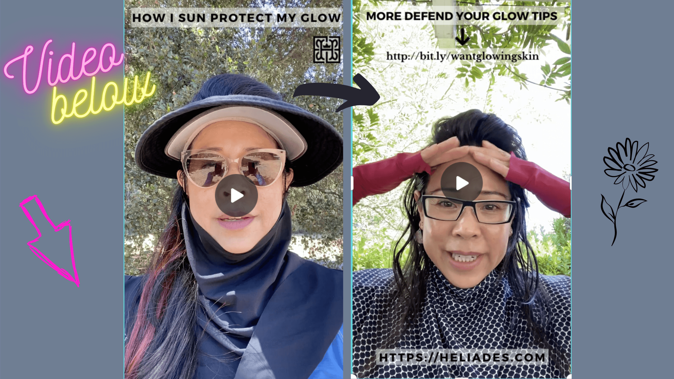 How I Sun Protect My Glow - HELIADES UPF Street Clothing