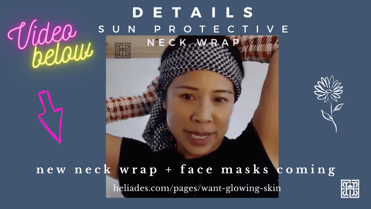 Stylish, Functional Sun Protection Neck Wrap + Face Mask - HELIADES UPF Street Clothing