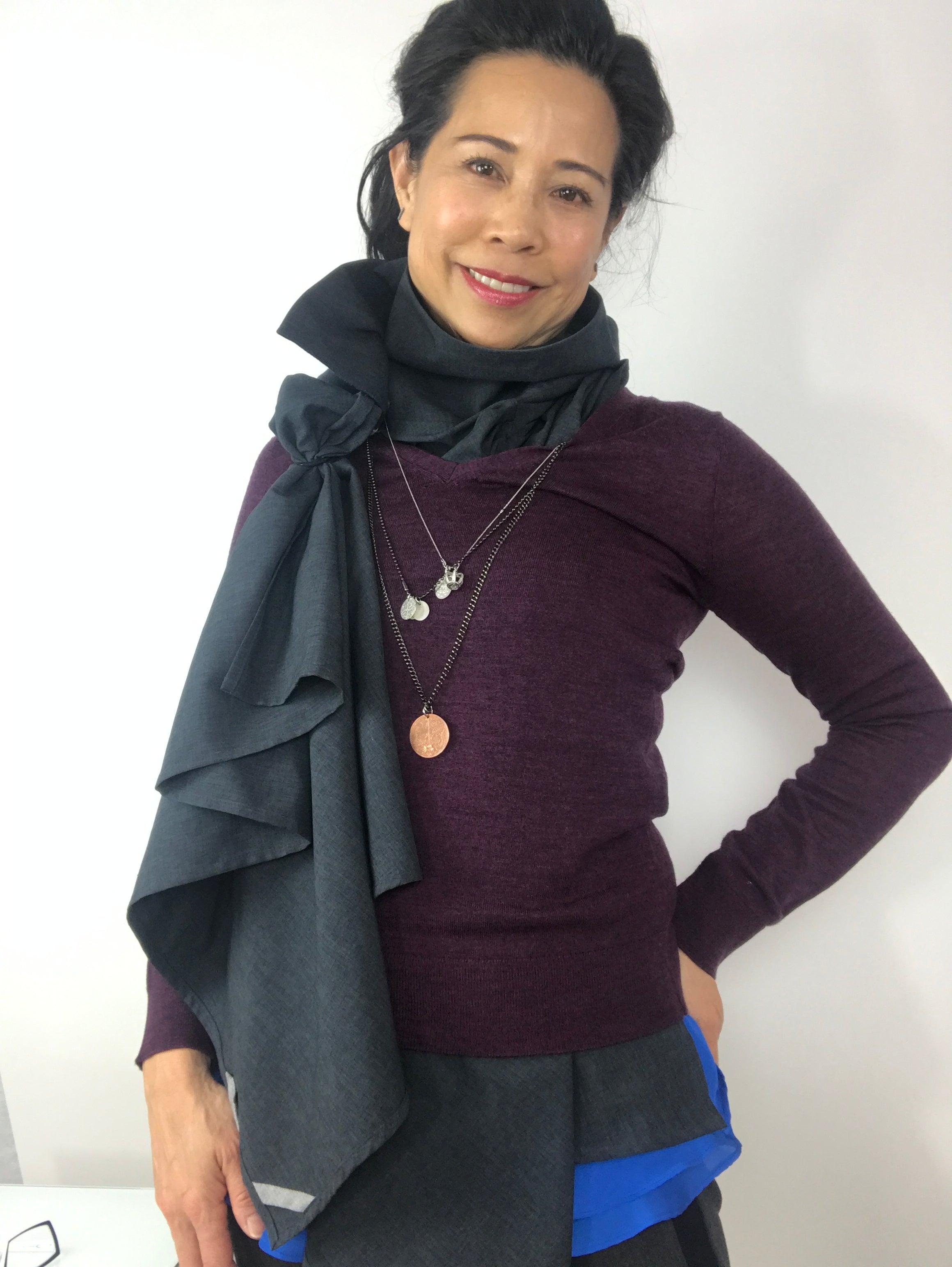 How To Wear Your sol Escape: Half Tucked With A Rosette - HELIADES UPF Street Clothing