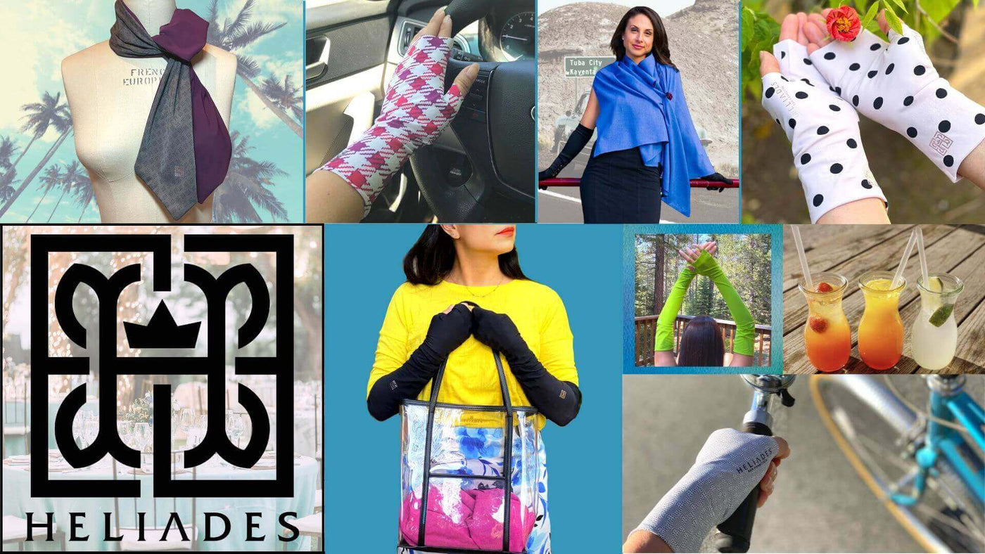 Heliades Stylish UPF 50+ Sun Protection Clothing For Every Day Wear In Fashion Prints and Fun Colors