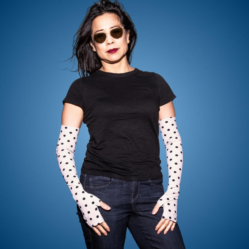Sun Gauntlets | Arm Sleeves | Ballet Pink Dot