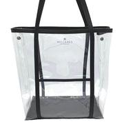 Best designer clear stadium tote bag by Heliades is the best on the go tote. With pocket and shoulder handles this durable, sturdy bag doubles as a stylish work tote.